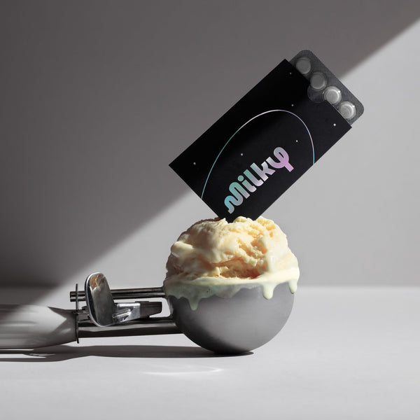 Milky breaks down lactose